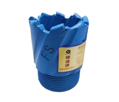 Alloy rigid-screw coring bit Alloy rigid-screw coring bit